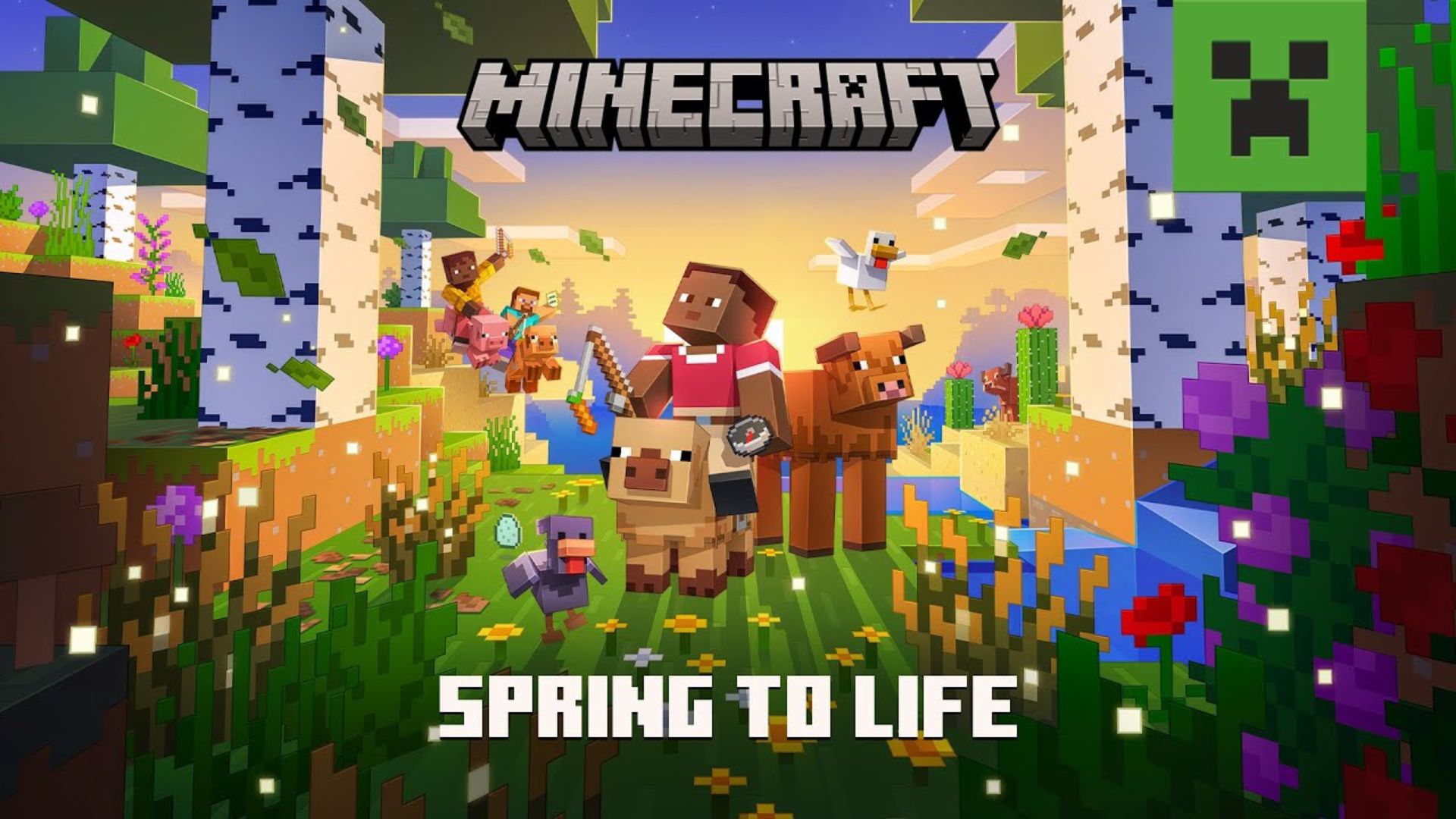 Minecraft SPRING TO LIFE ya está disponible!